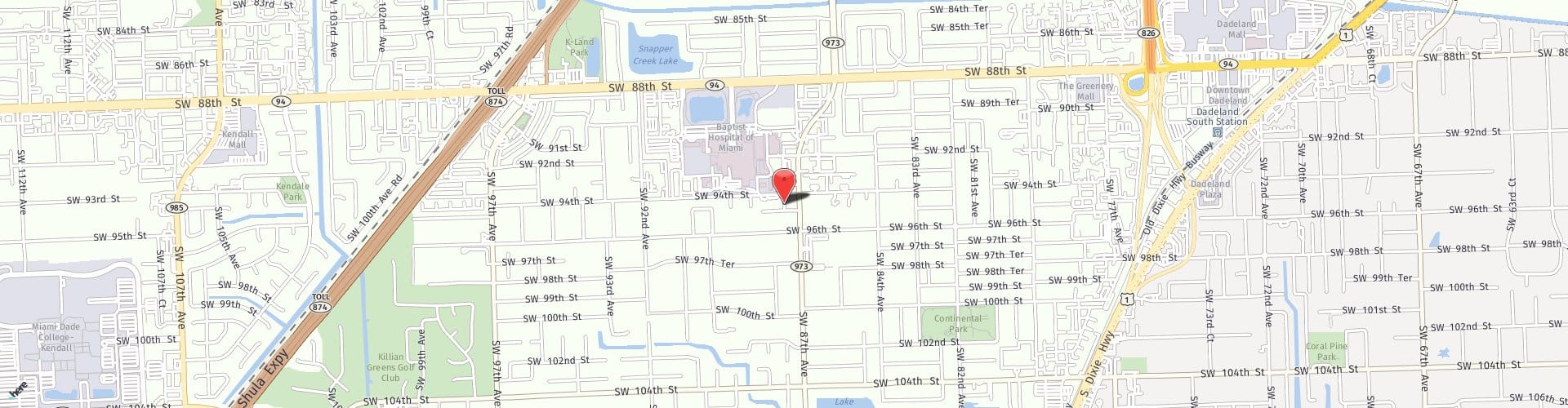Location Map: 9408 SW 87th Avenue Miami, FL 33176