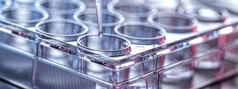 Pharmaceutical Research, Pipetting sample into a multi well plate