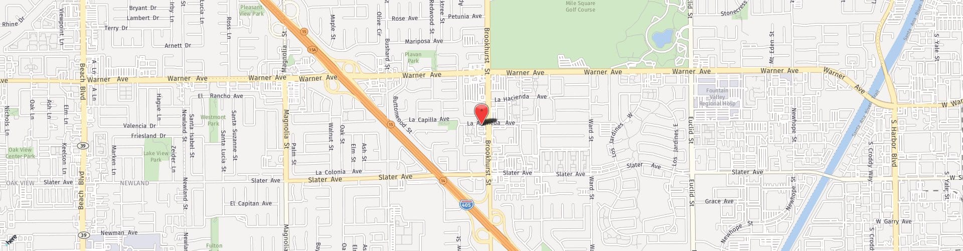 Location Map: 17271 Brookhurst St. Fountain Valley, CA 92708